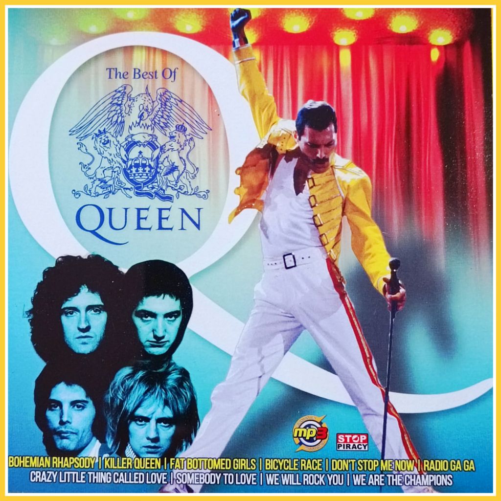 Kaset MP3 Lagu Barat QUEEN Album Pilihan Lengkap