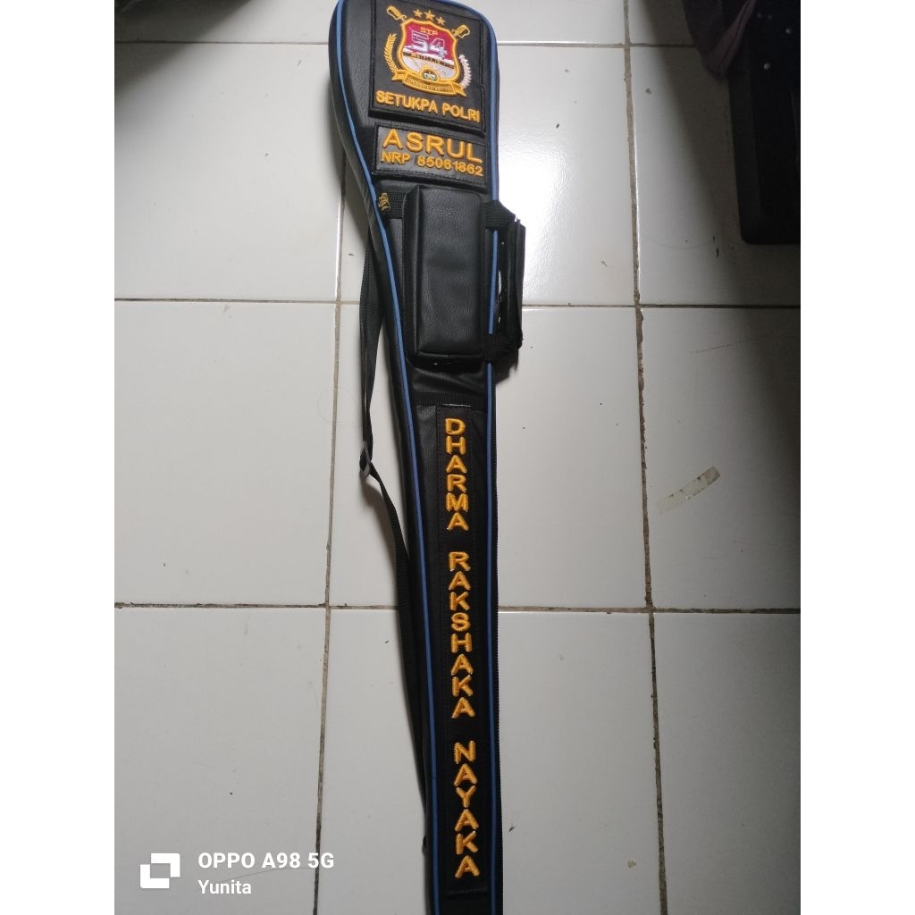 custom tas pedang Pama perwira polri | costum sarung pedang tempat pedang bahan kulit bebas request 