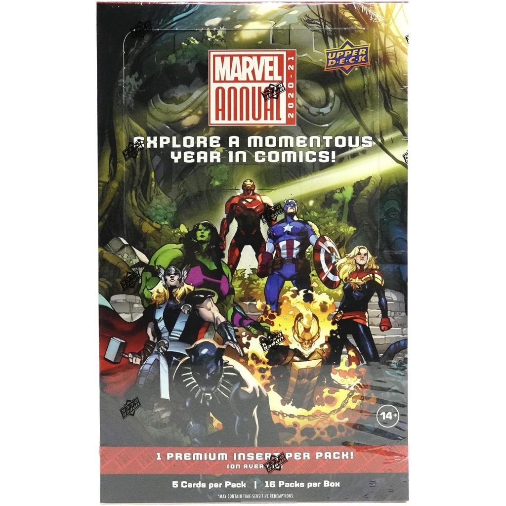 Upper Deck Marvel Annual Hobby Box (2020/21) - 16 Packs, 5 Cards Each