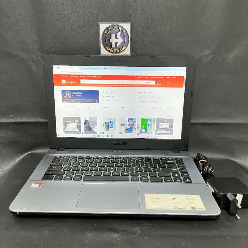 LAPTOP ASUS X441BA AMD A4 9125 4GB 14INCH SECOND BERGARANSI