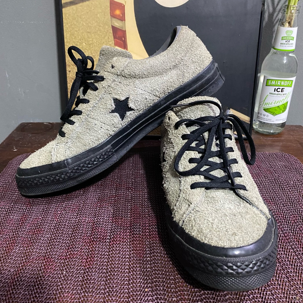 preloved converse one star suede grey second (42)