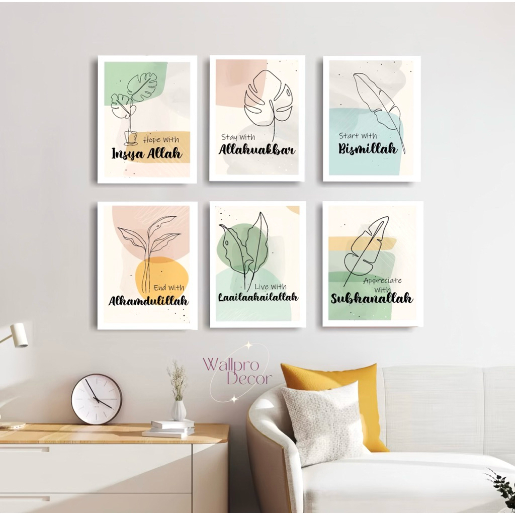 Wallprodecor Hiasan Dinding Islami Motivasi Pajangan Dinding Kamar Islami Hiasan Dinding Islami Term