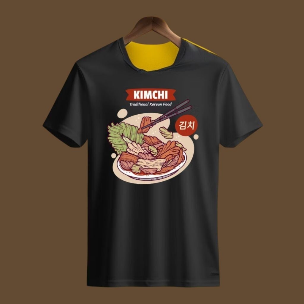 kaos oleh oleh KOREA KIMCHI baju souvenir korea selatan
