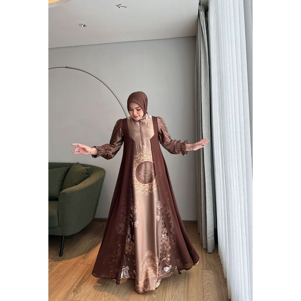 GAMIS IRNA EMERALD TERBARU / HALWA DRESS BY IRNA EMERALD ORIGINAL / GAMIS SULTAN KEKINIAN