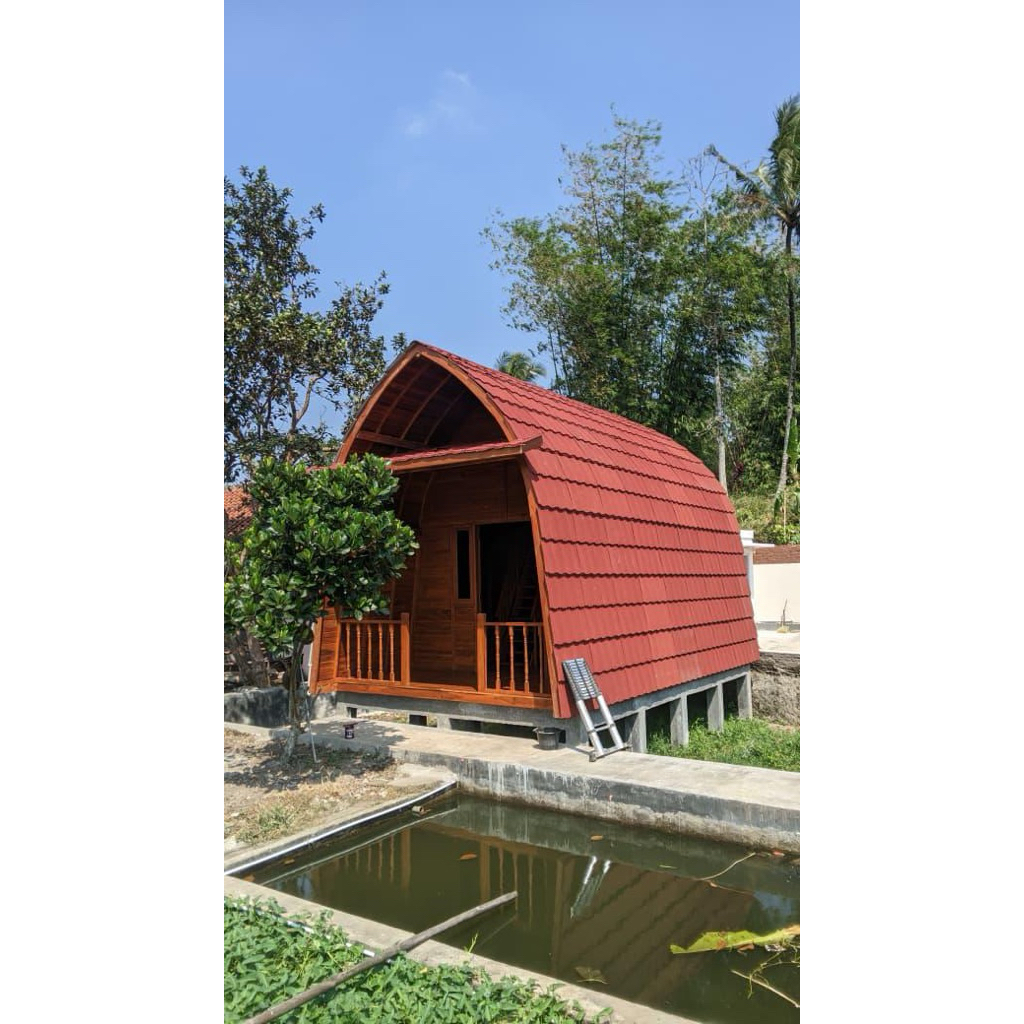 rumah lumbung kayu jati | rumah lumbung minimalis