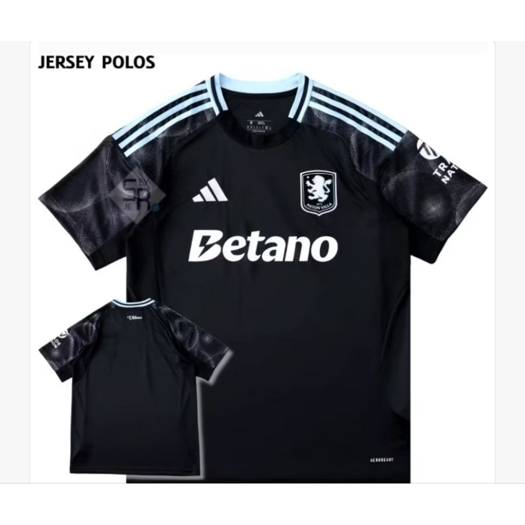 Jersey aston villa away thrid 3rd 2025 2026 baju bola terbaru 2025 2026