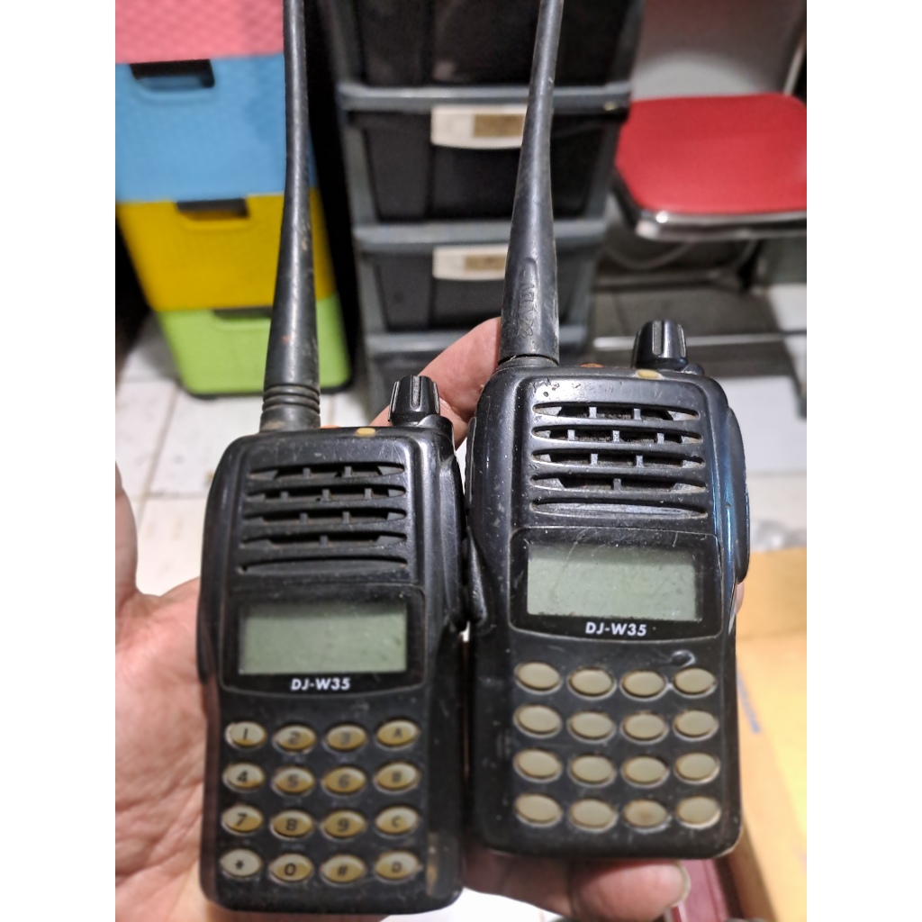 HT ALINCO DJ-W35 FREKUENSI UHF LOW BAND ALINCO W35 UHF 350 MHZ ASLI JAPAN SECOND