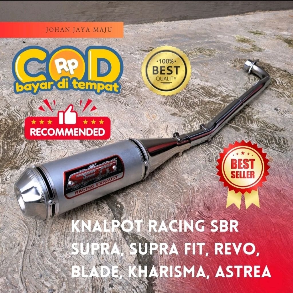 Knalpot racing sbr universal motor bebek