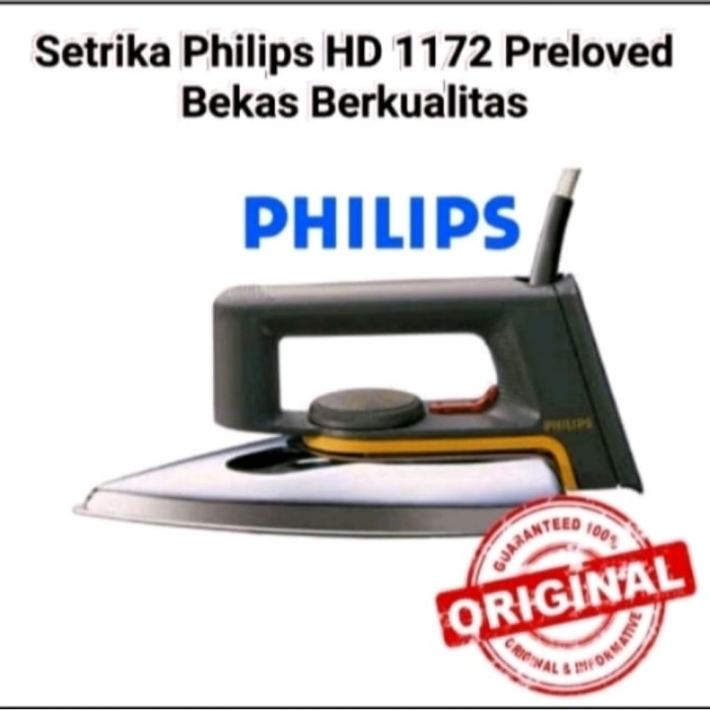 Setrika Philips 1172 Classic second/bekas original