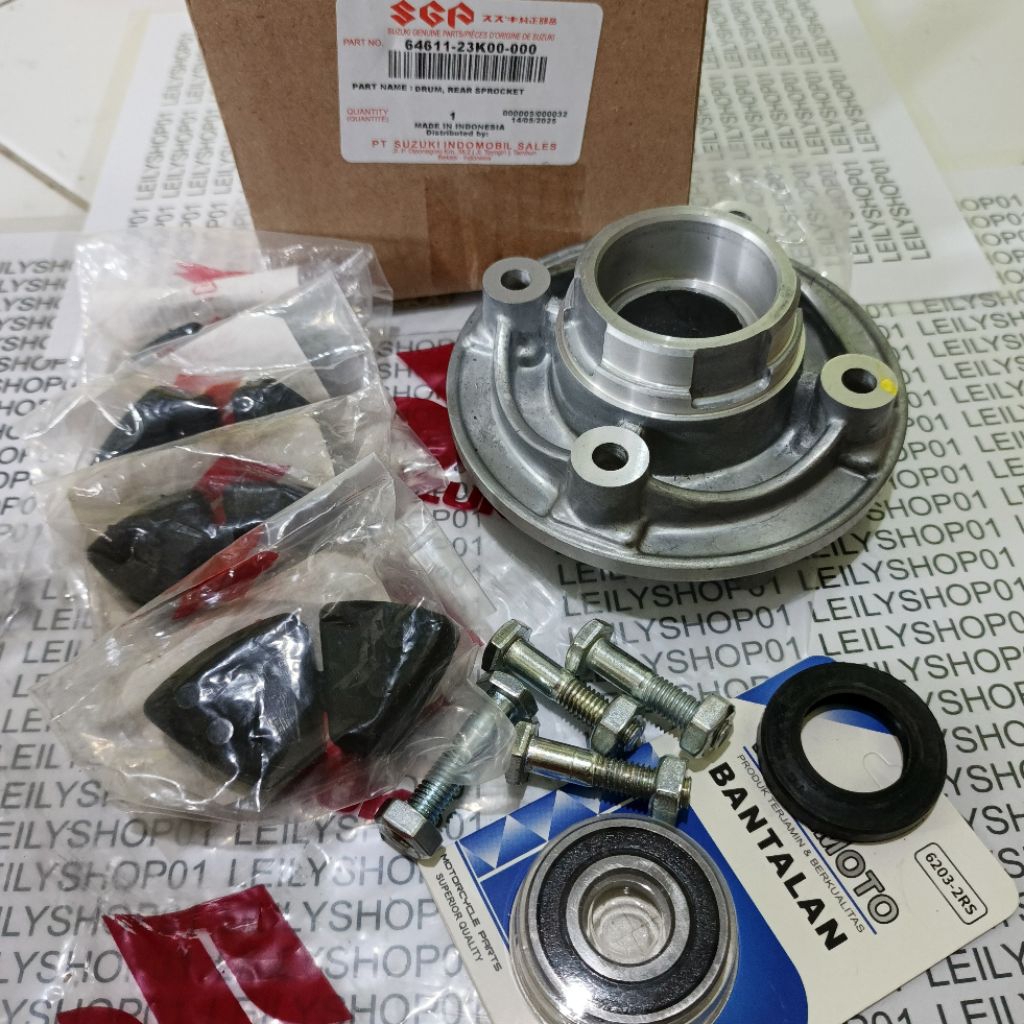PAKET NAP GEAR BELAKANG SUZUKI GSX/PANEL DUDUKAN GEAR SUZUKI GSX 150R GSX150 ORIGINAL SGP