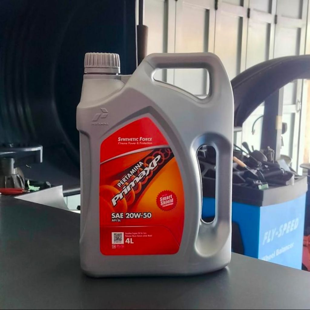 Oli Mesin Pertamina Prima XP 20W-50 4L untuk mobil bensin