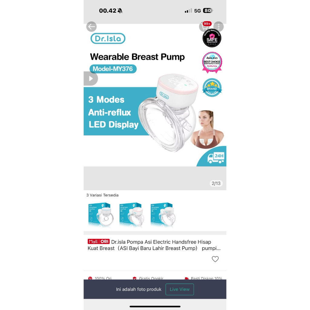 pompa electric dr isla pompa handsfree pompa asi electric handsfree dr.isla