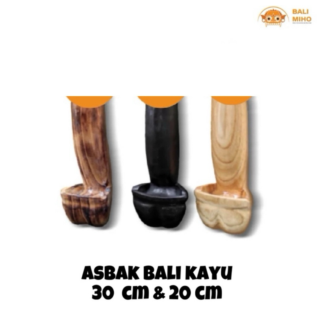 Asbak Bali asli 30 cm - Asbak bali jumbo - asbak unik bali - Bali Ashtray