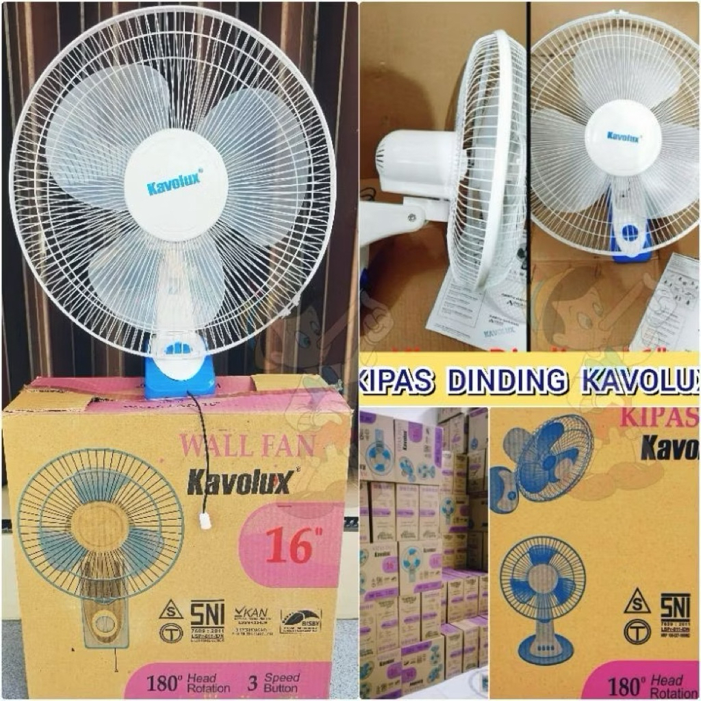 Kipas dinding kavolux | Kipas tempel | Kipas angin | Kipas angin termurah | Kipas angin kencang | Ki
