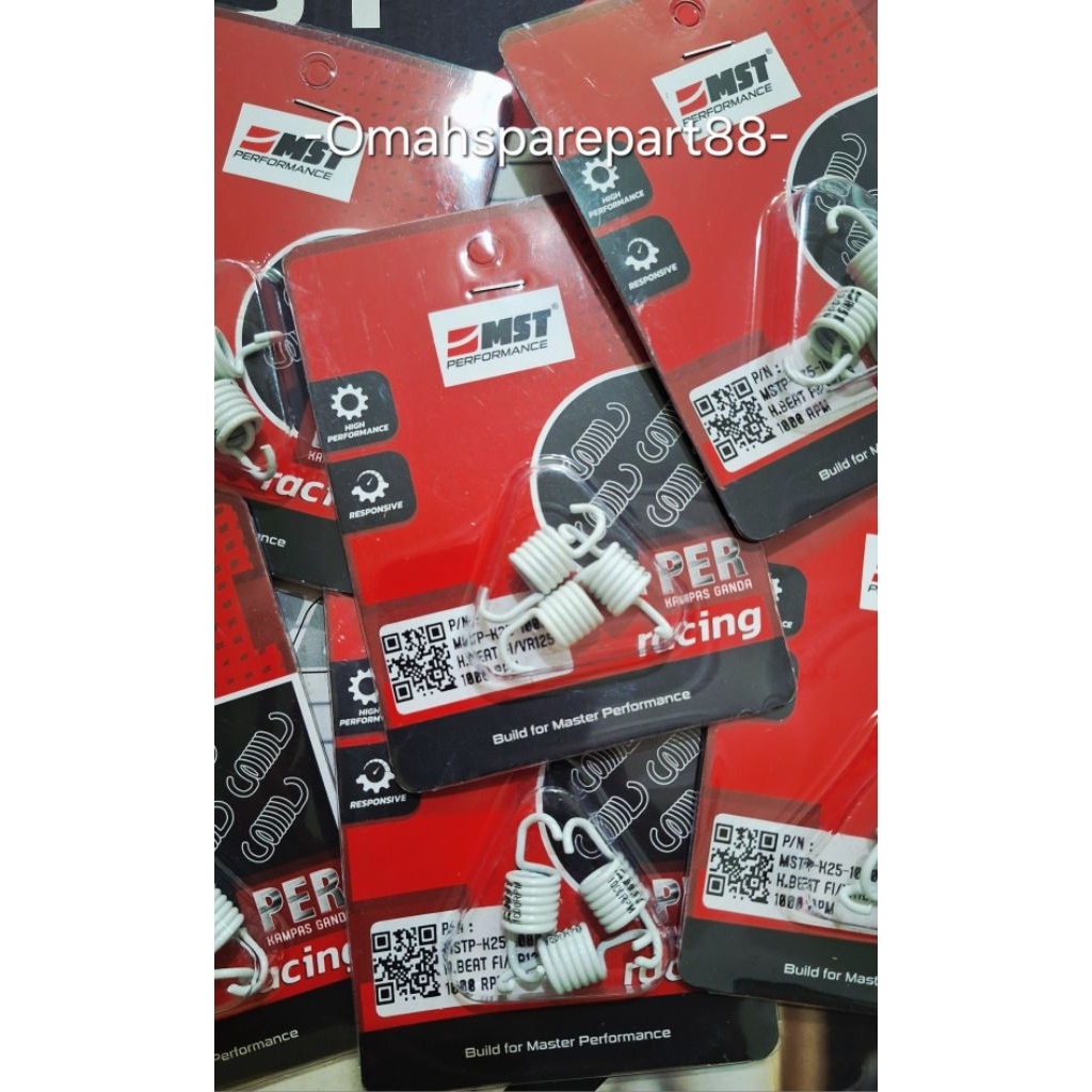 per kampas ganda racing 1000rpm beat fi vario 125  kode k25 mst