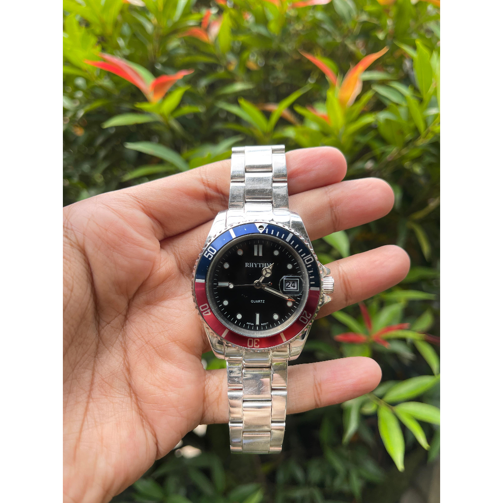 jam tangan pria mewah RHYTHM japan