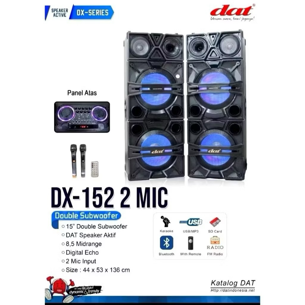 DAT DX152 Active Speaker 15 inch