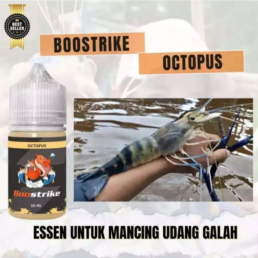 Essen Udang Galah Lobster Nangka Udang Sereh 100% Strike Lebih Cepat 30ml | Essen Boostrike