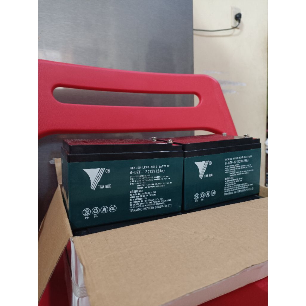 Batre Aki 12v 12Ah Sepeda Listrik, Mobil/Motor mainan anak, batre sprayer listrik, batre UPS, Batre 