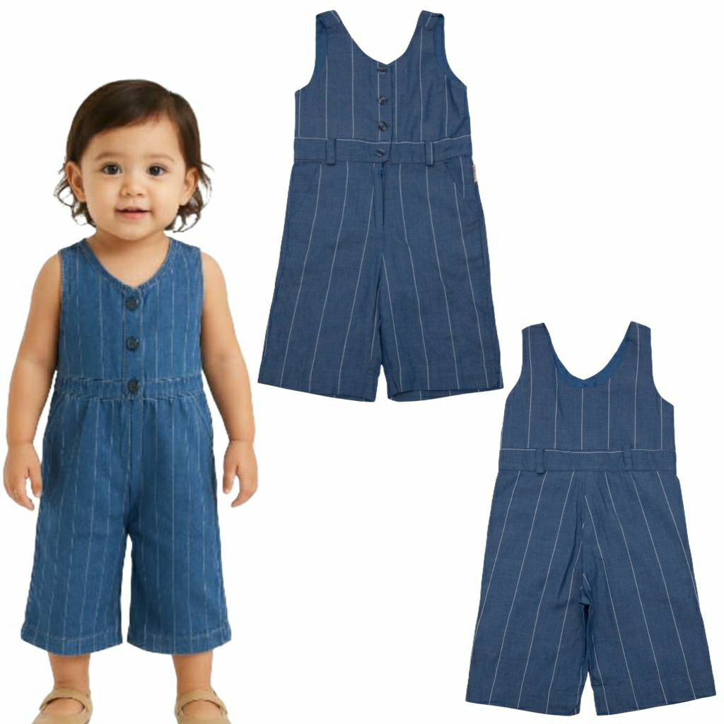 Cool Baby Overall Girls / Overall Anak Perempuan Cool Baby (6-36M)