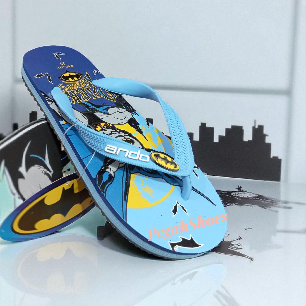 ANDO SANDAL BATMAN SUPERMAN ANAK PRIA TERMURAH