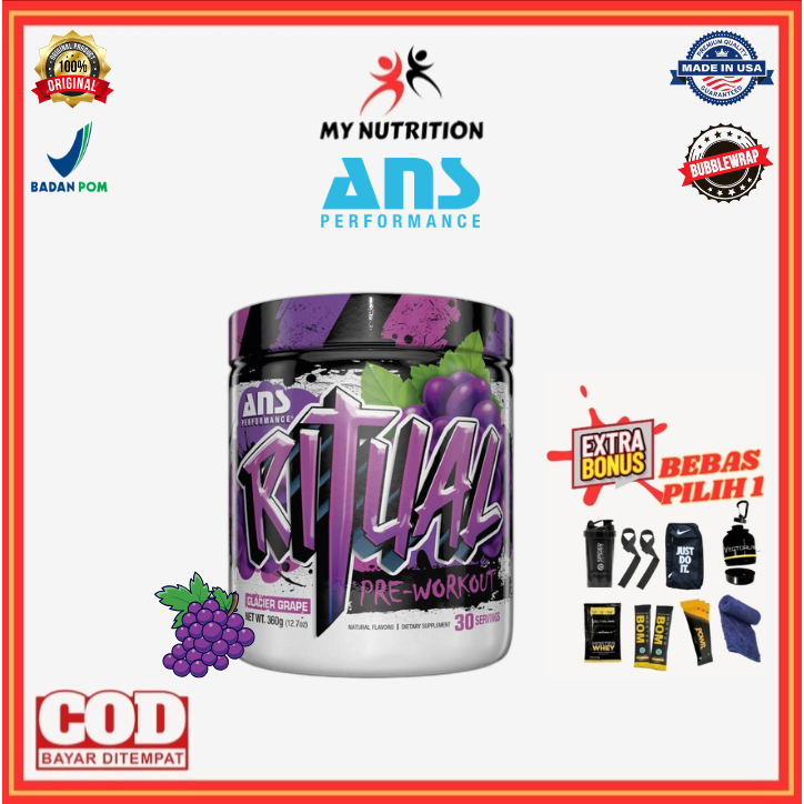 ANS PERFORMANCE Ritual Pre Workout 30 Servings Suplemen Fitness Preworkout