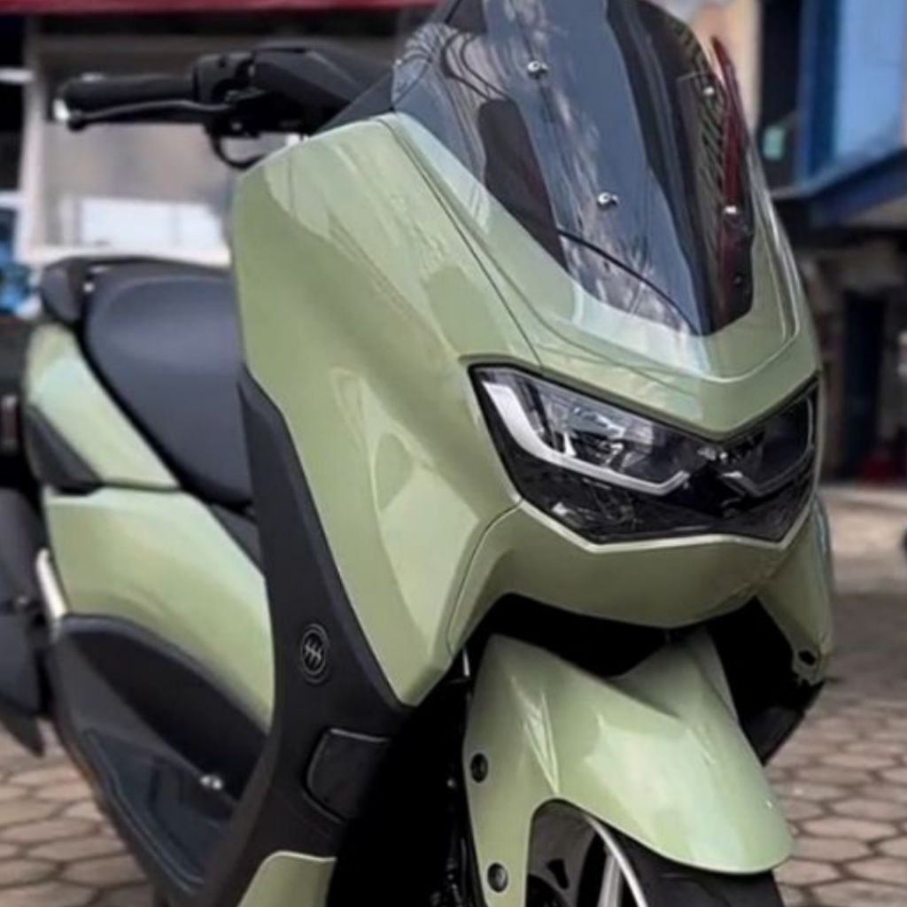 sticker skotlet hijau matcha glossy skotlet hijau matcha doff skotlet motor