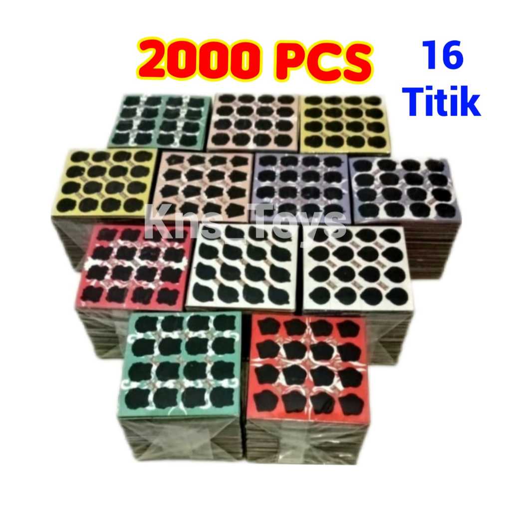 promo gosok gosok zonk 16 titik isi 2000 keping sudah terpotong rapih