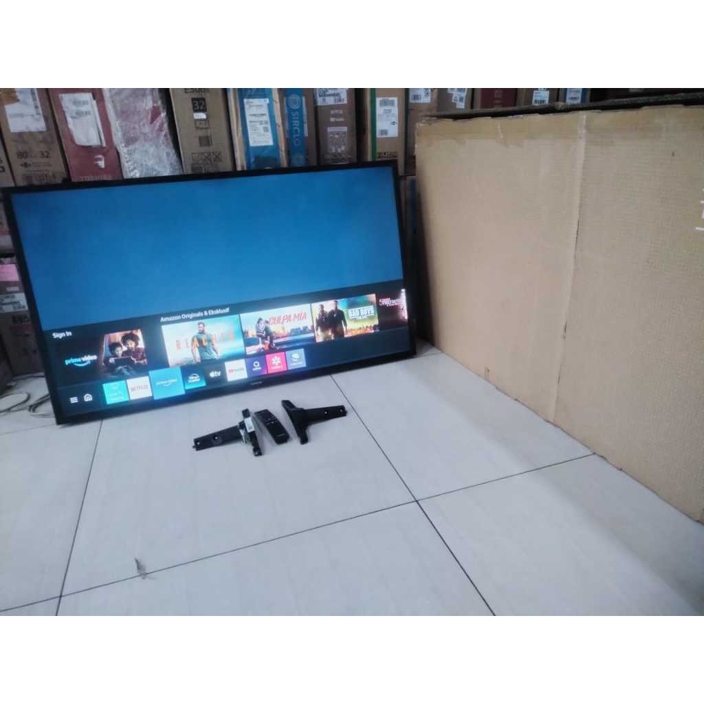 TV LED Samsung 43 Inch SMART TV FHD Youtube Wifi Netflix HDMI USB DVBT-T2 Kondisi bekas 5945F