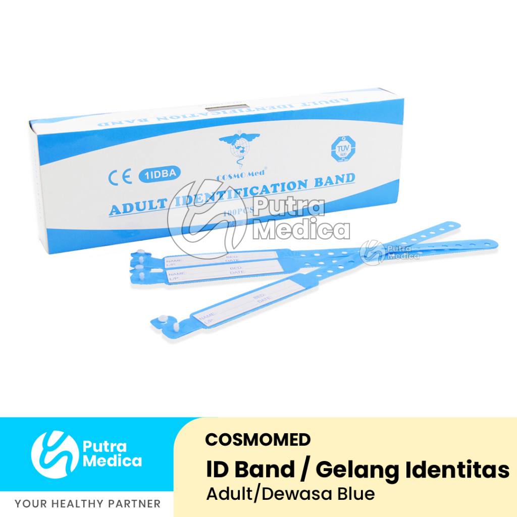 Cosmomed ID Band - 1 Box / Gelang Identitas Identifikasi Pasien / Identification Bracelet