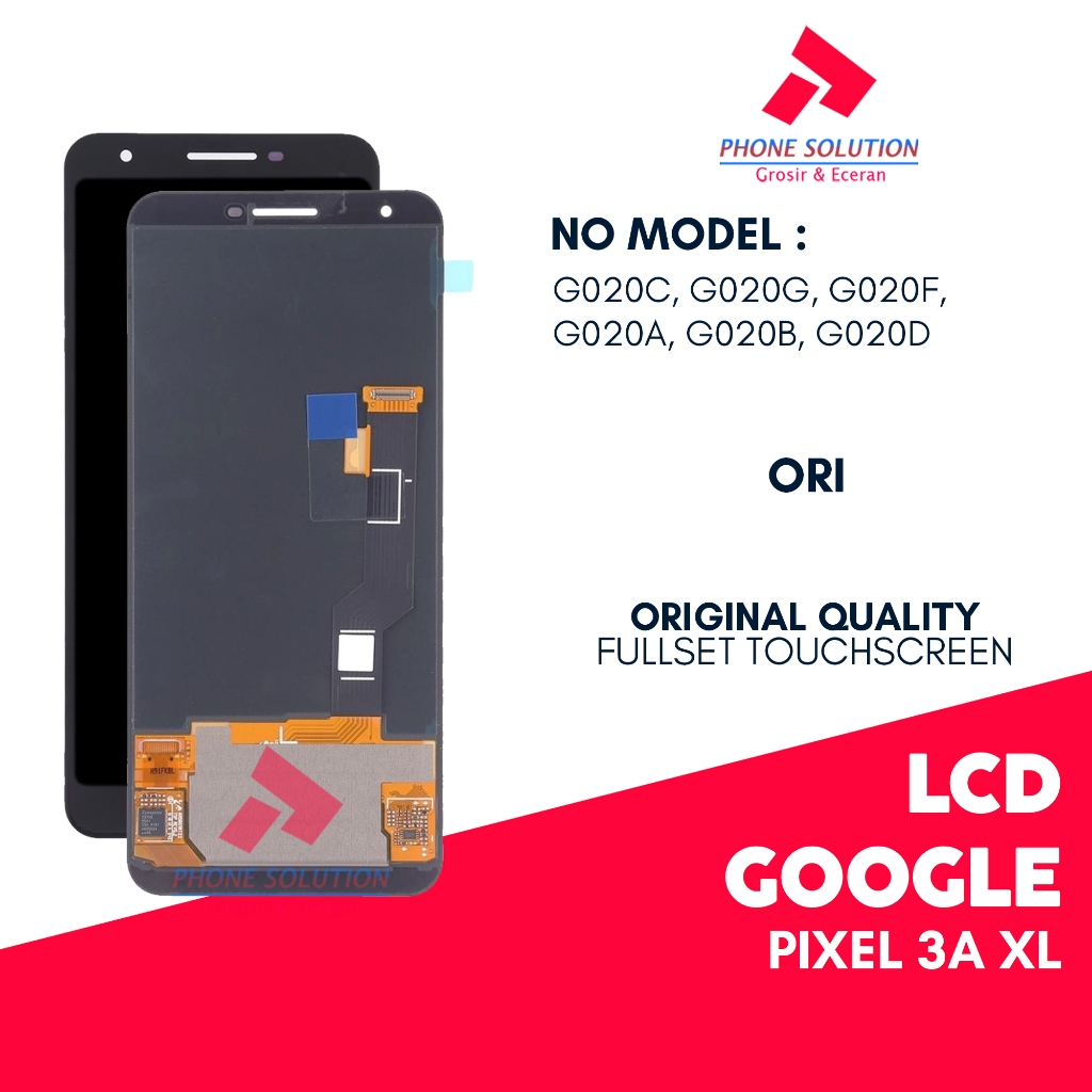 LCD Pixel 3A XL - Fullset Touchscreen