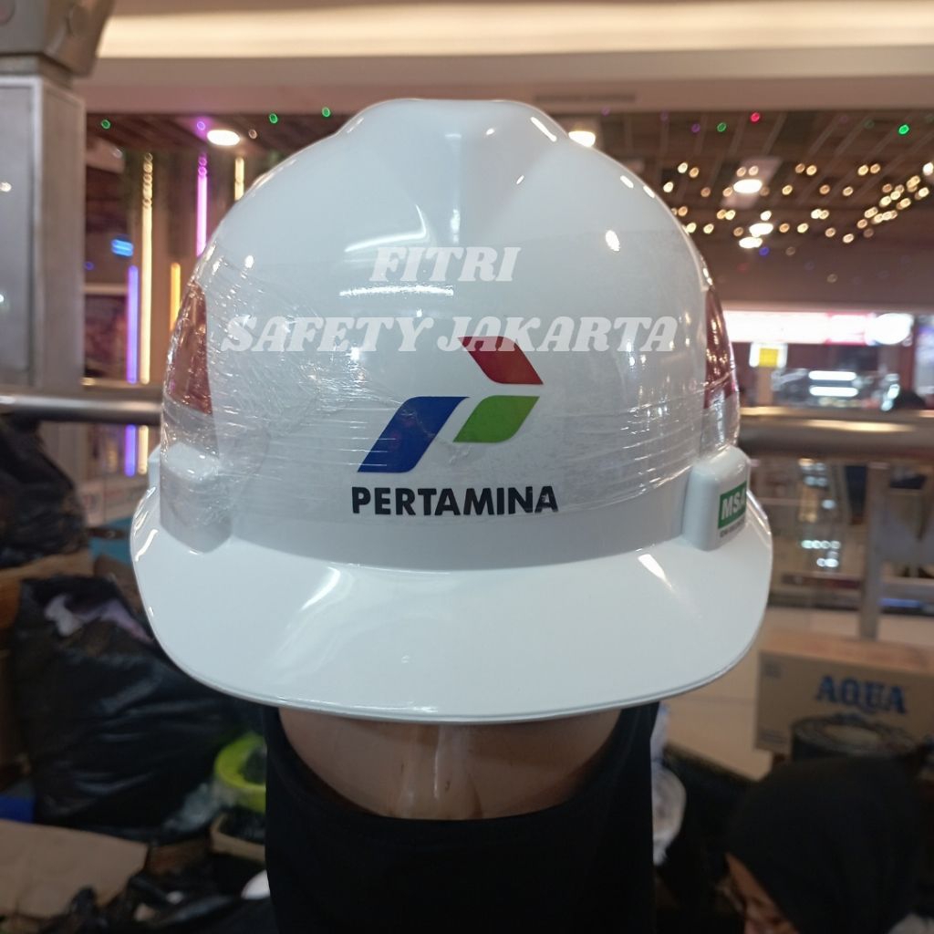 HELM SAFETY MSA PERTAMINA V-GARD FASTRACK | HELM SAFETY MSA PERTAMINA