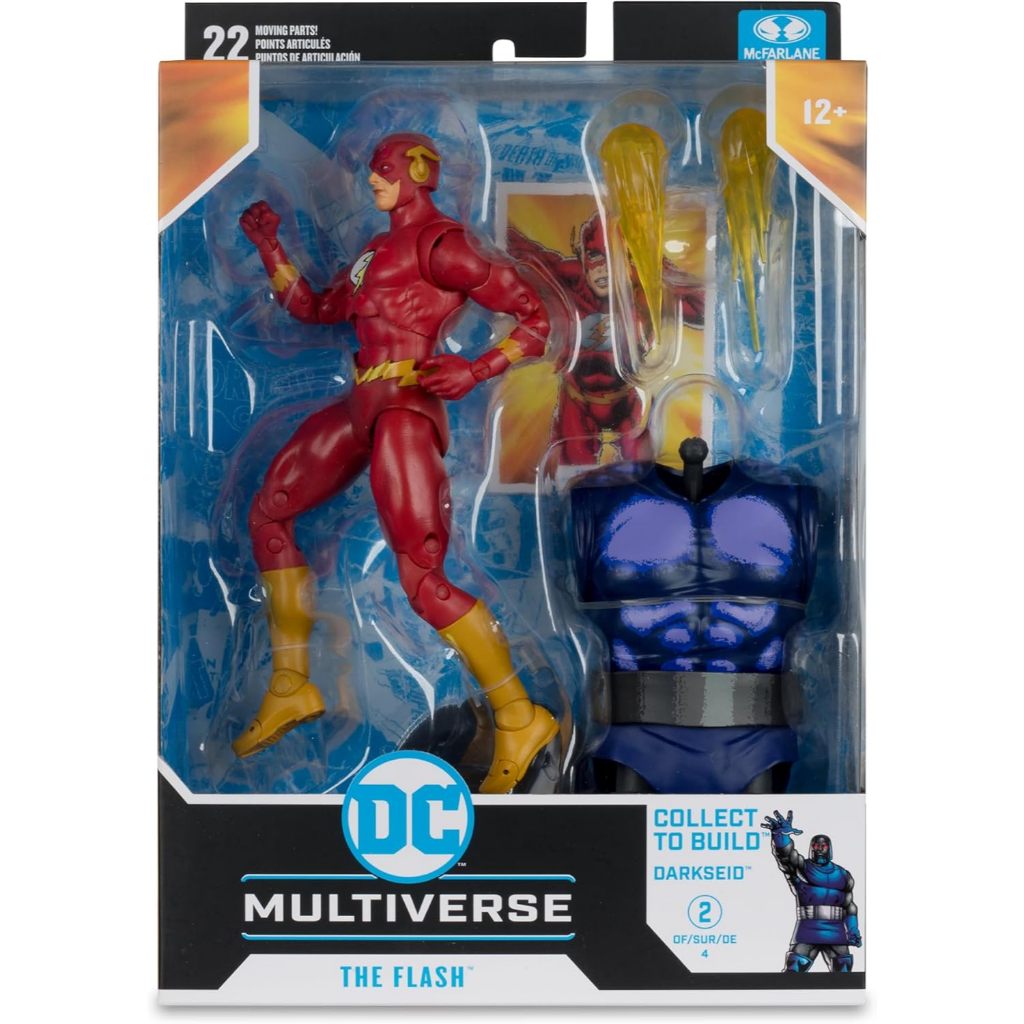 Mcfarlane Toys Dc Multiverse The Flash (Justice League Task Force) 7In Build-A Figure