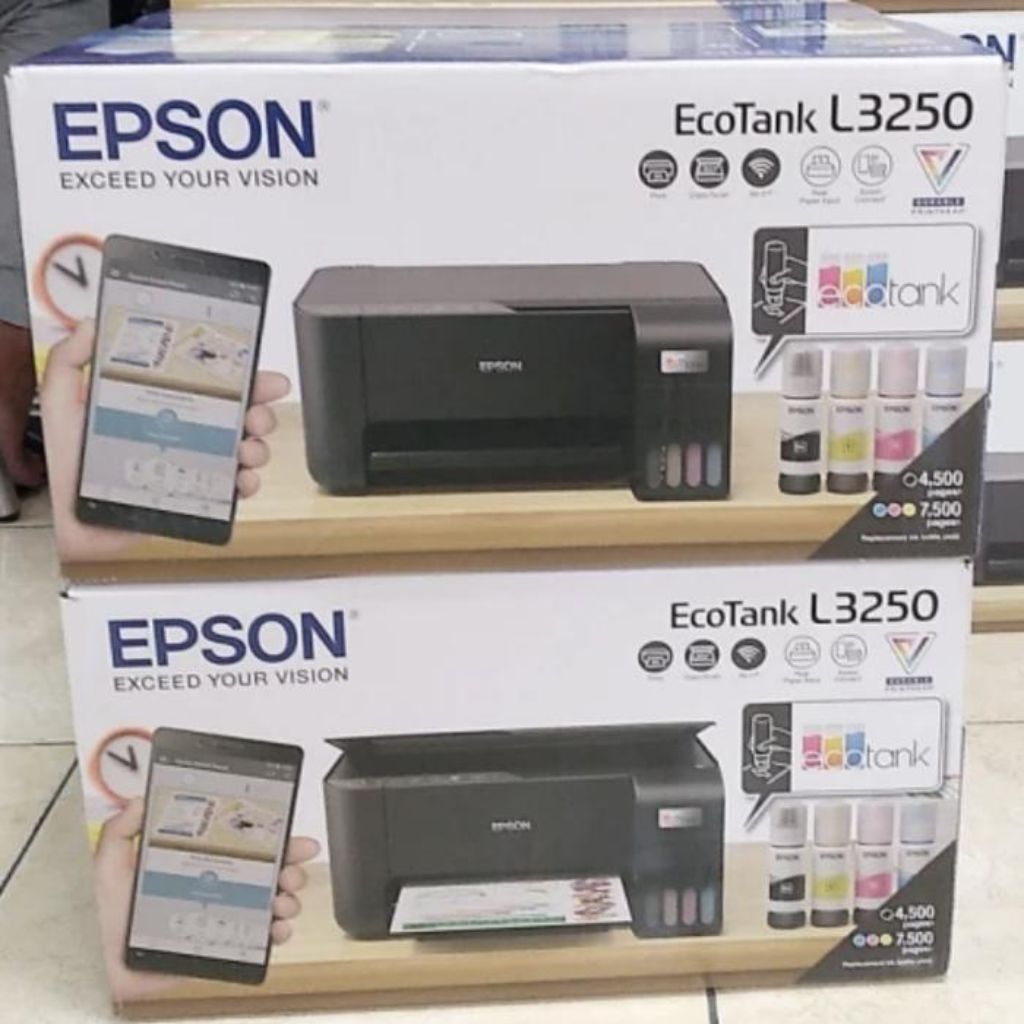 Printer Epson EcoTank L3250 L 3250 Print Scan Copy Wi-Fi