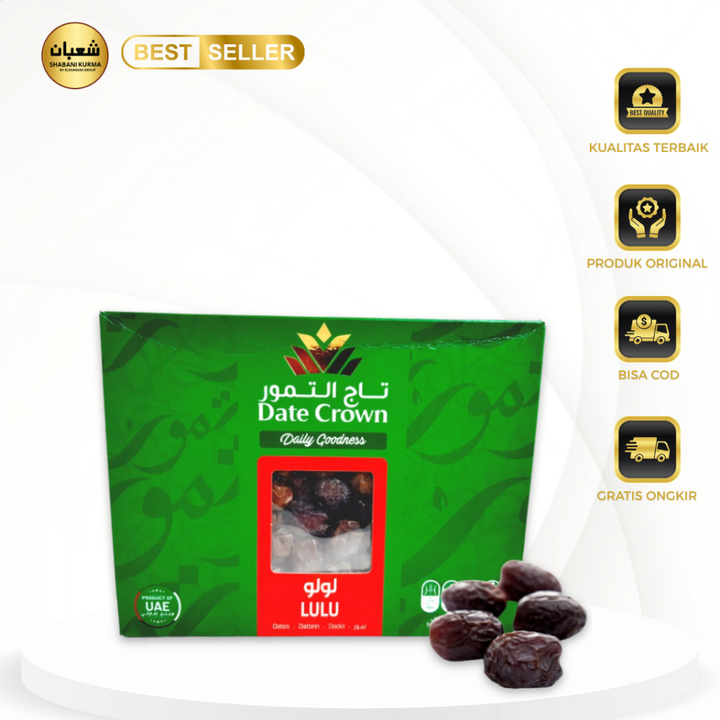 KURMA DATE CROWN LULU 1 KG / KURMA ORIGINAL / KURMA LULU / Shabani kurma