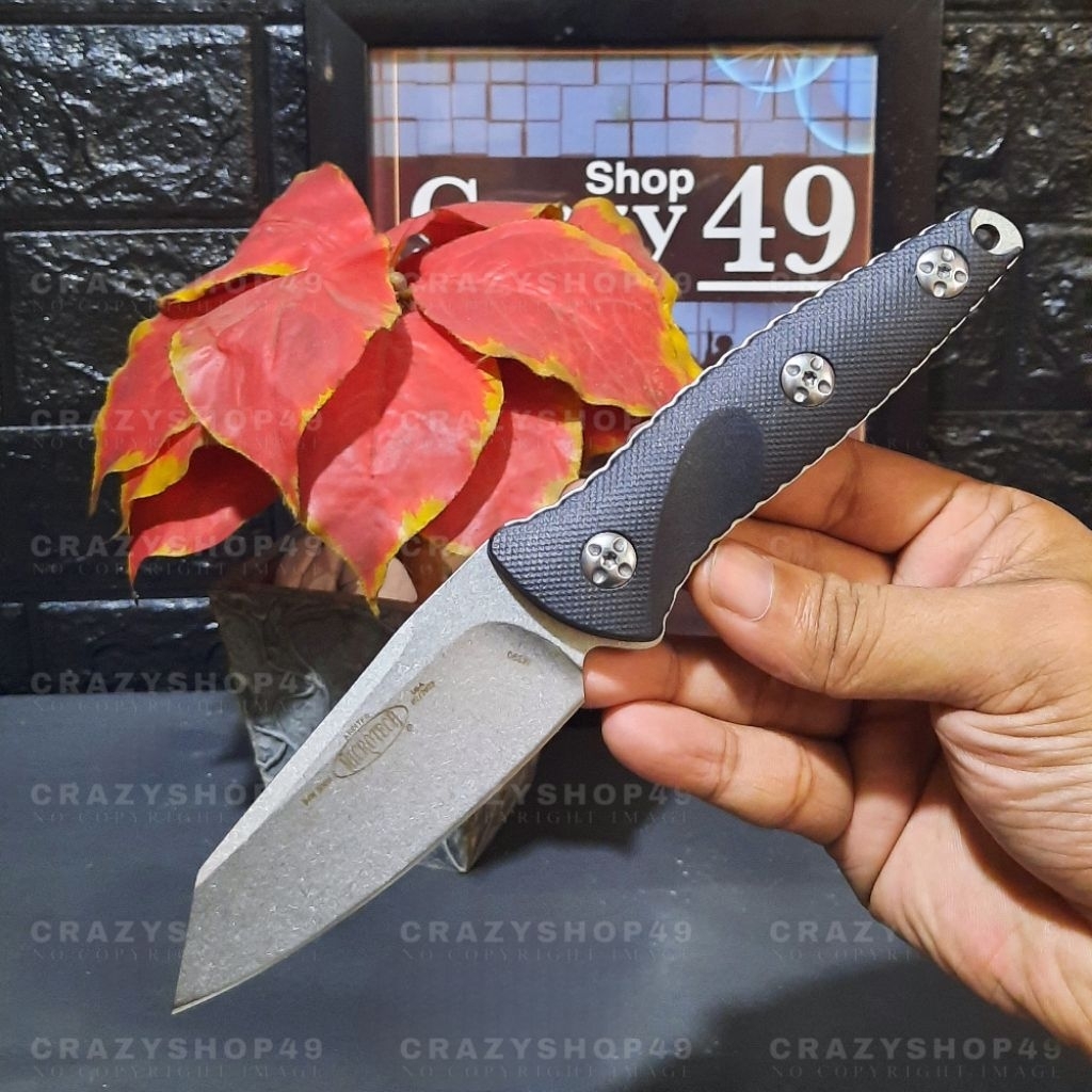 Pisau Survival Outdoor Microtech M390 Baja Limited Include Sarung