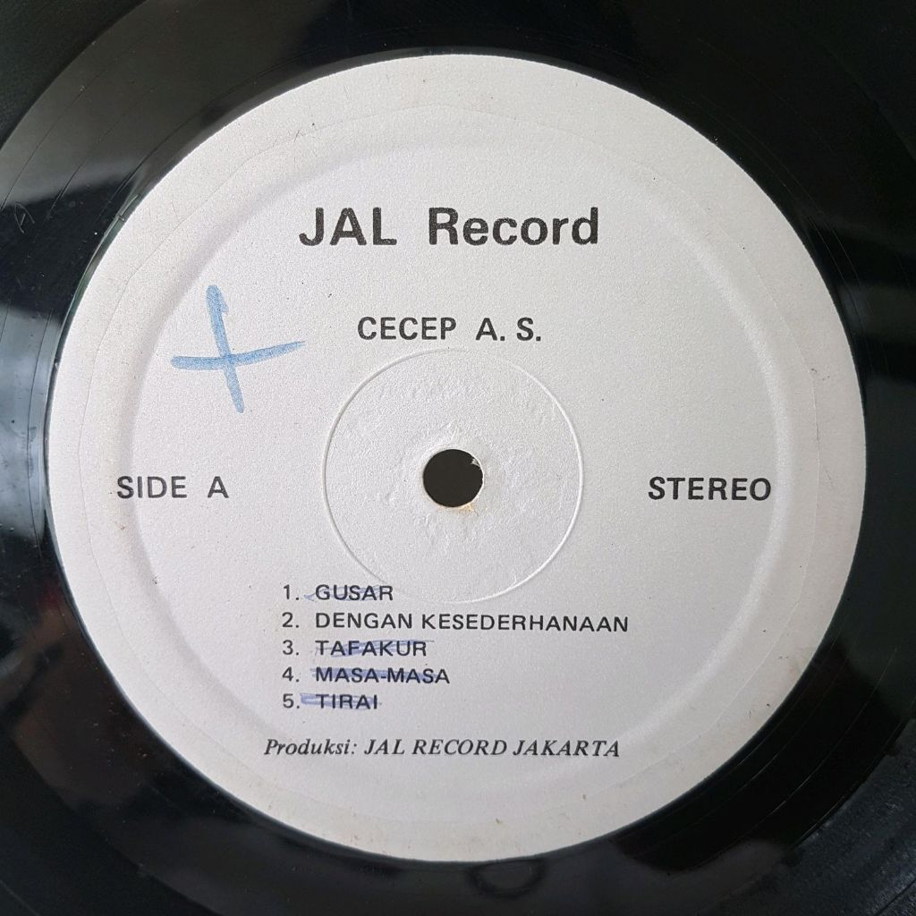 Vinyl Piringan Hitam 12 inch Cecep A S - Gusar