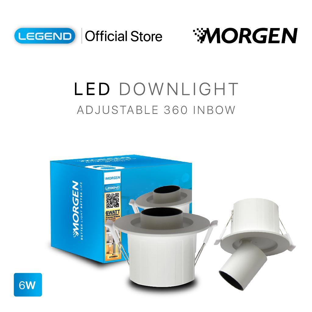 LED Downlight Adjustable 360° CCT Switch INBOW / OUTBOW 6W 6 WATT 3 COLOUR 3000K / 4000K / 6500K MGS