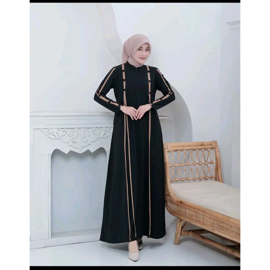 Gamis Nesya Maxy Dress Busui Friendly Terbaru