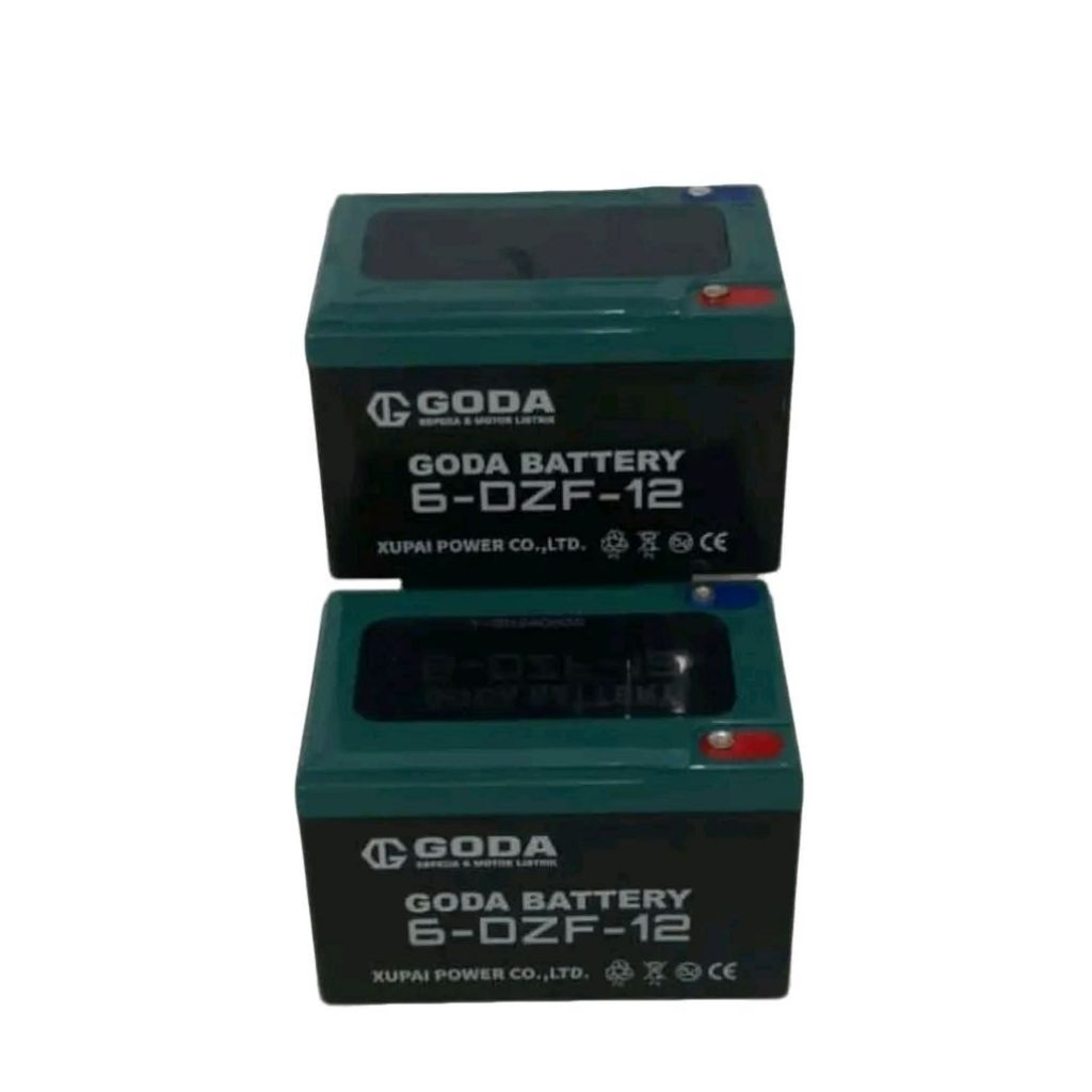 Baterai Aki Kering Sepeda Listrik Goda 12 Volt 12 AH Per Satuan