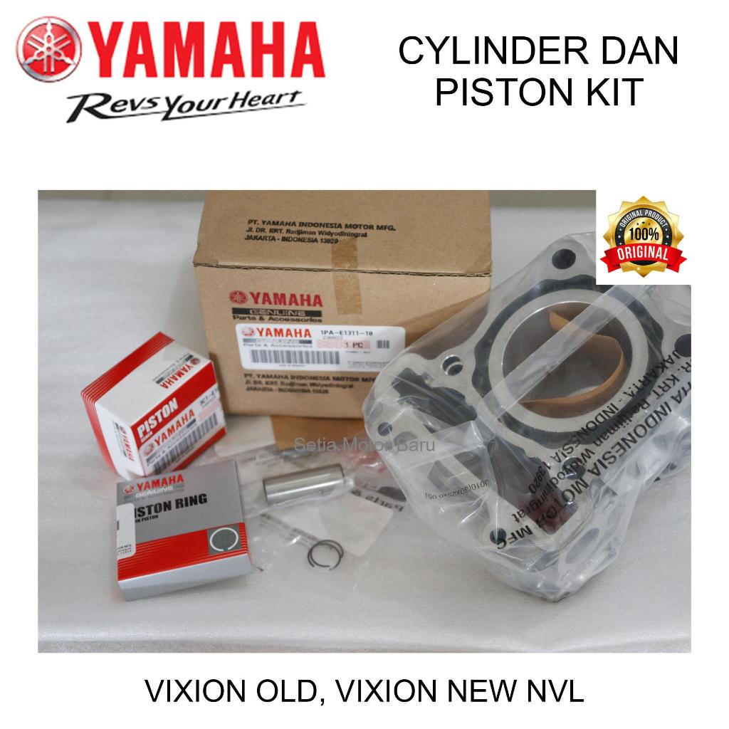 Blok Seher Cylinder Boring Vixion Old Piston Kit New Vixion Nvl Asli Yamaha 1PA-WB016-00
