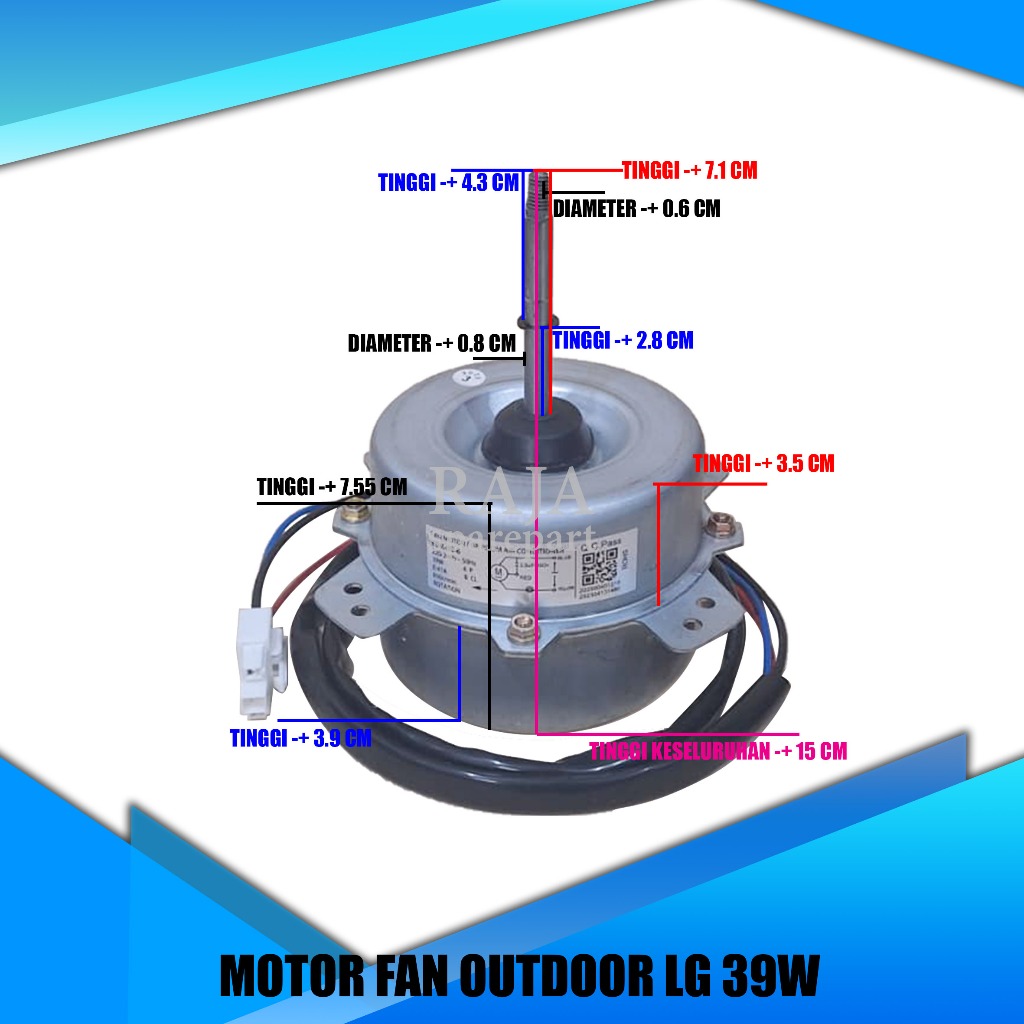 DINAMO MOTOR FAN AC OUTDOOR LG 39W MFO39