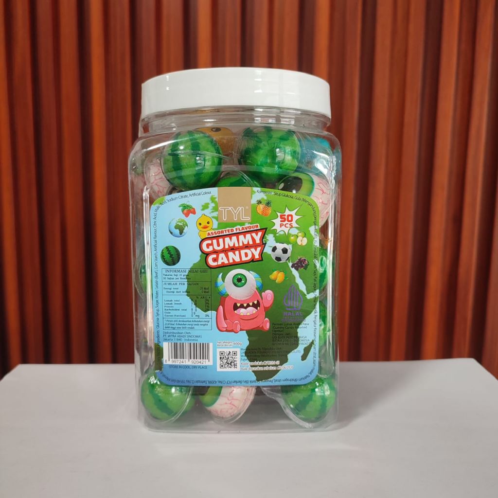 TYL Gummy Candy Assorted Flavour 400g
