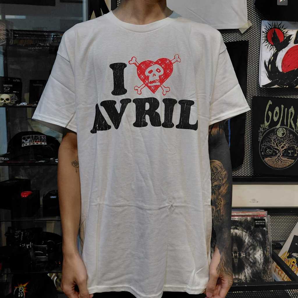 T Shirt Official AVRIL LAVIGNE - I LOVE AVRIL Original