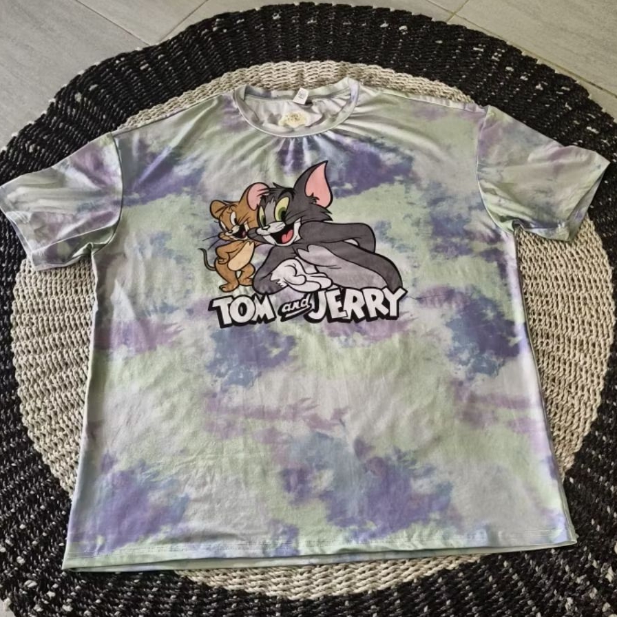 kaos oblong tom & jerry