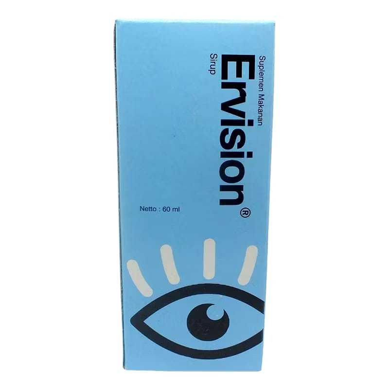 ERVISION ERLIMPEX SIRUP 60 ML I SUPLEMEN MATA DAN PENGOBATAN MATA KATARAK