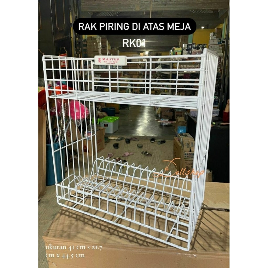 rak piring besi merk master