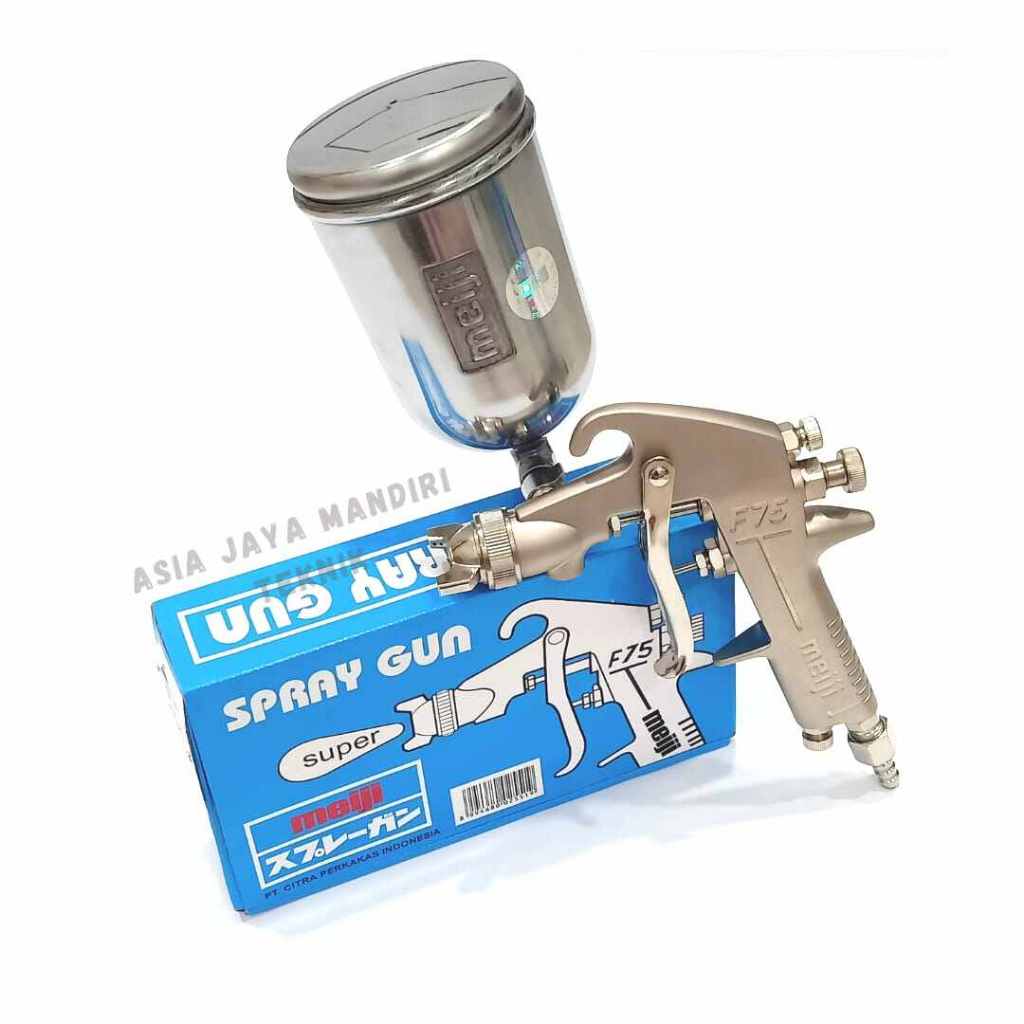 Spraygun Meiji F75 Tabung Atas Premium / Spray Gun Meiji F75G - Alat Cat Semprot Cat Compressor