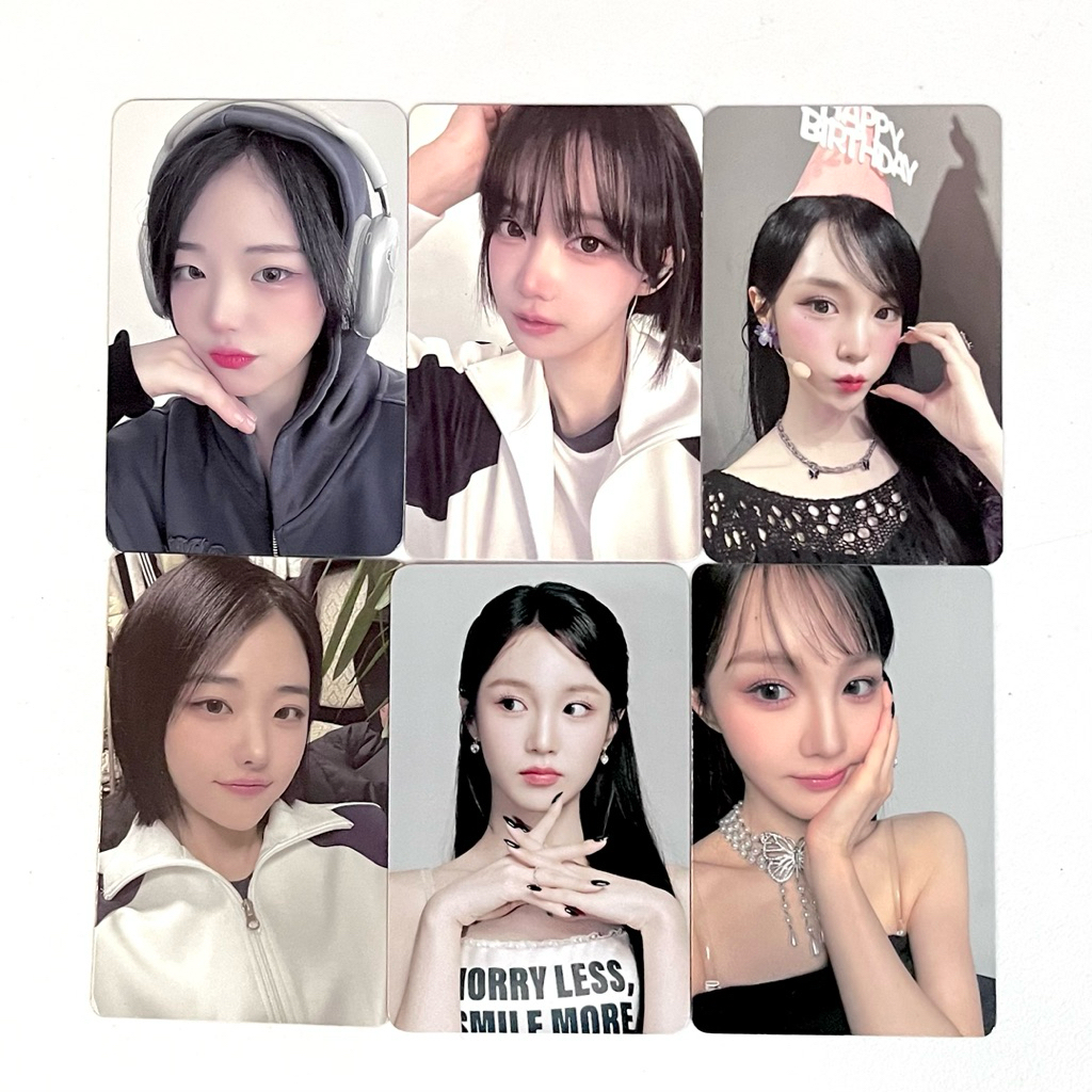 Official Photocard | QWER Manito pob Hina headphone Dmm r4 / Dear My Muse Round 4 - Hina & Magenta A