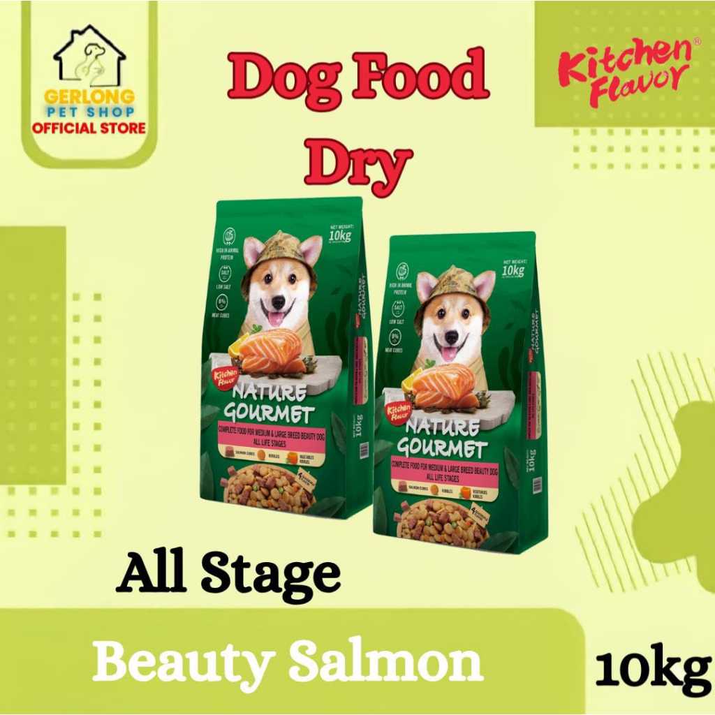 Kitchen Flavor Dog Nature Gourmet All Life Stage Salmon 10kg KF Dog Nature Gourmet All Life Stage Sa
